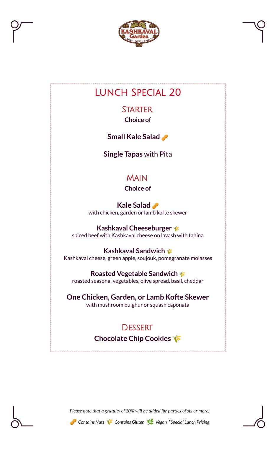 Lunch Menu - Page 3
